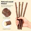 IMIKEYA 40pcs Natural Birch Twigs Craft Branches Twigs Decorative Birch Branches DIY Vase Kit Stems for Vase Wedding Centerpieces(7.87in/11.79in, 20 pcs Each)