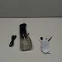 Water Dental Flosser OLED Display Cordless Teeth Cleaning MOCEL 5 Modes Oral Irrigator 300ML Portable and USB C Rechargeable IPX7 Waterproof Floss Teeth Pick (Black)