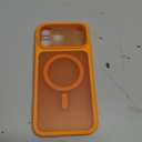 TOCOL for Phone 17 Pro Max Phone Case, Built-in Magnetic Ring, Compatible with Magsafe, Full Camera Protection, Translucent Matte Phone Case for 17 ProMax 6.9 inch (Orange)