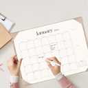 Desk Calendar 2026-2027 with Desk Mat 22" x 17" Large Desk Pad Calendar Runs from January 2026 to June 2027, Office Supplies Desktop Monthly Calendar for Home & Office