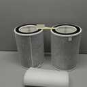 2 Pack HP302 HP201 Filter Replacement Compatible with Shark HP302 HP301 HP201 HP202 HP200 AP1000 HP232 HC501 502 MAX Clean Sense iq Air Puri-fier filterPart #HE2FKBAS, HE2FKBASMB