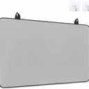 Stove Top Covers for Electric Stove 24x21 Inches, Grey HeatResistant Glass Cooktop Protector, Pure Gray Solid Color Simple Minimalism Art Ceramic Stovetop Countertop Covers Mat, Oven Cover
