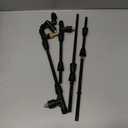 4-Nozzle Sprayer Boom Wand with 3/8" & 1/2'' Brass Fittings, Durable Metal Nozzles, Wide-Coverage Agricultural & Lawn Spray Attachment for Tractors/UTVs