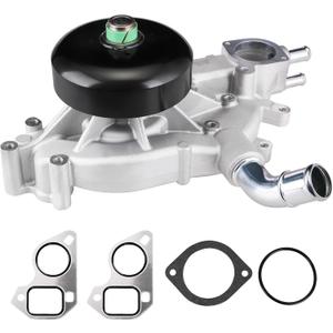 Water Pump 45005 AW5087 252-845 for 1999-2006 Chevy, GMC, Cadillac 4.8 5.3 6.0L Silverado Tahoe Express Yukon Savana Envoy Sierra Escalade G7341 AW5104 Workhorse