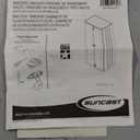 Suncast Tall Storage Cabinet, Platinum Resin Outdoor & Garage Storage Cabinet with Doors & Shelves, Plastic, Weather-Resistant, Lockable, Freestanding Utility Closet for Tools & Supplies, Made in USA