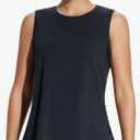 baleaf Workout Tank Tops for Women Sleeveless Athletic Top Loose Fit Running Shirts High Neck Yoga Gym Clothes Size M