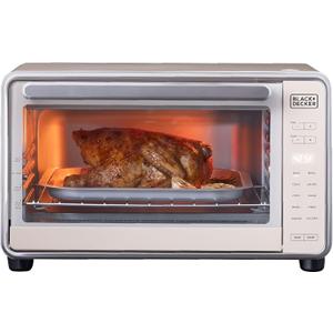 BLACK+DECKER Crisp n Bake PRO 6-Slice Digital Air Fry Toaster Oven, 10 Cooking Functions, Convection Countertop Oven, Fits 12 Pizza or 9x13 Pan, 60-Minute Timer, Stainless Steel Accents