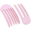 KAGNAL 2 Pack Hair Volume Clips Hair Root Clips for Fluffy Bangs Easy High Crown Volumizing Hair Clip for Roots Curly Hair Volume for Women Tool Natural Voluminous Look(Pink)