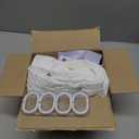 Inhousolu Boho Farmhouse Shower Curtain with Fabric Liner Set, Faux Linen Textured, 14 Metal Hooks Luxury Weighted Hem, Washable Wrinkle Free Bath Curtain for Hotel Bathroom 72" W x 72" L Ivory