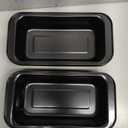 10 Pcs Loaf Pans for Baking Bread, Nonstick Loaf Bread Pan 8 x 4 Inch, Carbon Steel Bread Pan for Homemade Bread (Black)