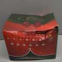 Snowflake Christmas Lights Outdoor, 8.2ft 144 LED Connectable Xmas String Light Plug in, Hanging Icicle Lights for House, Eaves, Outside, Window, Roof, Yard, Fence Decor, White