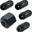 CN1 389244-00 389243-00 Collet Chuck and Nut Kit Replace for DeWalt DC550 DC551 DW660 Palm Router RotoZip spiral saw tools and Drywall routers(5packs)