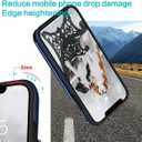 for iPhone 11 6.1" Phone case[Compatible with magsafe][RFID Blocking Leather][Magnetic 2-in-1 Detachable][Back Flip Folio Wallet Cases] Shockproof Men Women Cover for Apple 11 Dark Blue