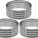 DIIYIV 3Pack 3x3x1ft Galvanized Raised Garden Bed, Planter Raised Garden Beds Outdoor, Round Clearance Raised Garden Beds for Gardening Vegetables