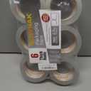 Clear Packing Tape 6 Rolls - Heavy Duty Packaging Tape 2.7mil Thick, 2.0 in. Wide x 60 Yards - Strong Adhesive, Silent, Reliable Package Tape for Home Office Shipping Moving Sealing