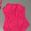 Girls Swimsuit Cutout Bathing Suit Two Piece Swimsuits for Teen Girls Tankini Swimwear Set High Waisted 14Y Pink