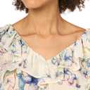 Steve Madden Women's Brighton Top (Large, Cream)