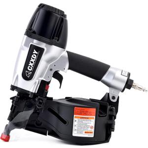 CXXDY Siding Nail gun 15 Degree 1-1/4 to 2-1/2 Coil Siding Nailer High-Speed Pneumatic Siding Nailer for Siding, Framing, and Fencing Professional-Grade Performance for Contractors and DIYers