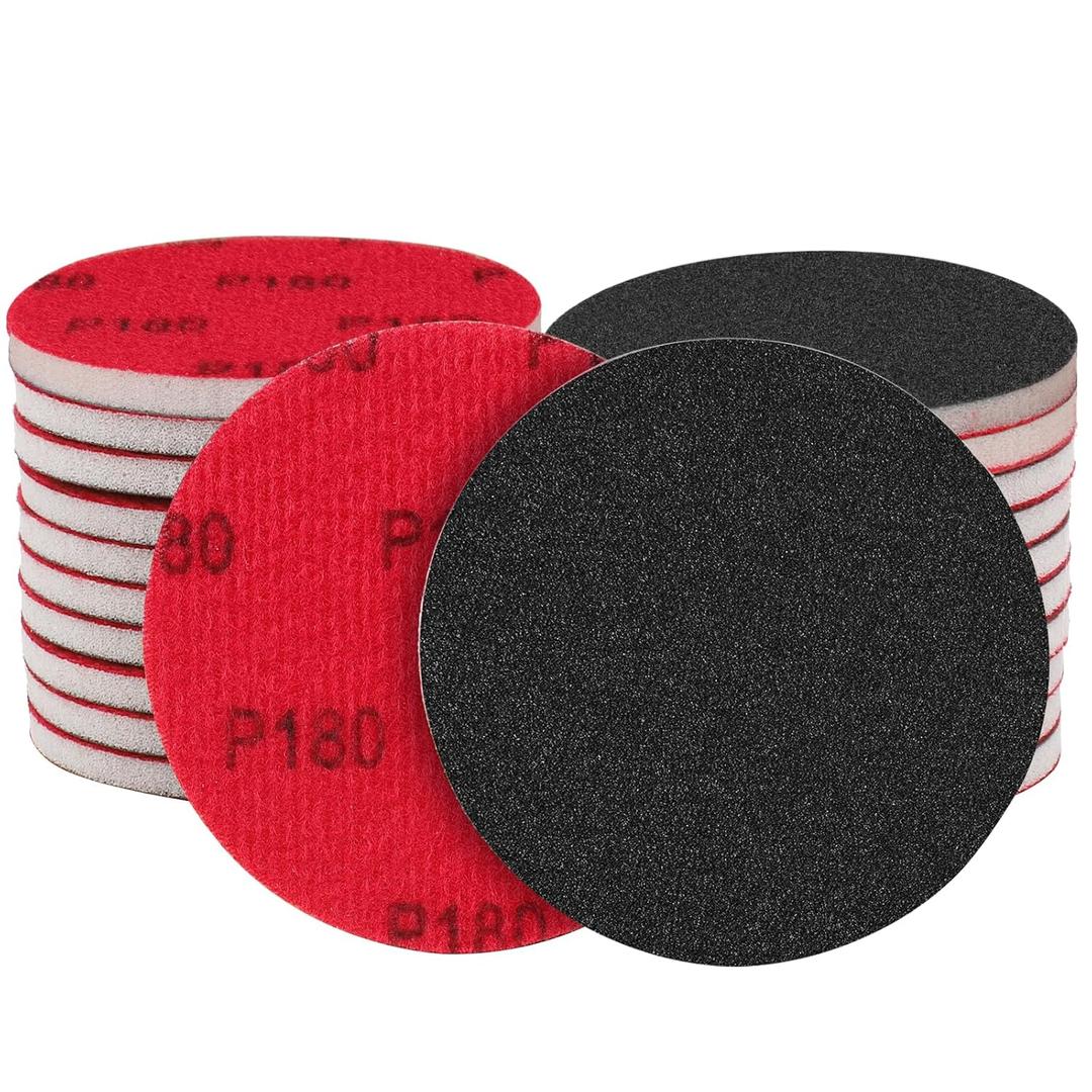 12Pcs 6 Inch Hook and Loop Sanding Sponge Discs 180-3000 Grit Wet Dry Sanding Pads, Foam Sandpaper for Random Orbital Sander, Curved Surface Large-Area Sanding Polishing for Metal Wood Auto