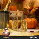 JOLLY CHEF 48 Pack Stemless Plastic Champagne Flutes 9 oz, Crystal Clear Stemless Plastic Toasting Glasses, Clear Disposable Unbreakable Drinkware Ideal for Wedding, Birthday, Party, Thanksgiving