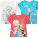 FREEZE Little Girls' Disney Minnie Mouse Toddler Girl Assorted Tee 3-Pack