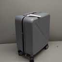 MILADA Underseat Carry On Luggage with Wheels 16 Inch Small Suitcase Personal Item Underseat Carry On Bag TSA Approved Carry On Luggage Hard Shell Suitcases Mini Travel Luggage, Grey