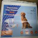 Dog Diapers Male, Bwaliffury Male Dog Wrap 60 Count, Ultra Absorbent Doggie Diapers, Rapid-Dry Leak Proof Puppy Diapers, Dog Belly Bands for Male Dogs in Heat, Excitable Urination, Incontinence (XL)