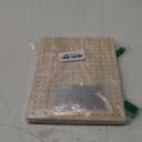 Crochet Blocking Board Kit, 9.3in Rubber Wooden Crochet Blocking Board Crochet Accessories with 20pcs Steel Pins Small Stand 5 Needles for Knitting Crochet Projects