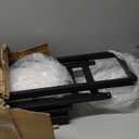 Queen Box Spring 4 Inch Low Profile, Heavy Duty Metal Box Spring Bed Base with Fabric Cover, Mattress Foundation, Easy Assembly, Noise Free, Black