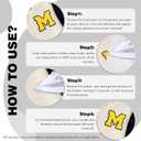 2 x 6-1/2" Varsity Letter Patches Yellow Iron On Letters Letterman Jacket Patches Chenille Large Iron On Letters for Clothing Jacket/Hoodie/Varsity U