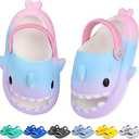 Toddler Shark Cloud Slides | Kids Shower Sandals | Boys Girls Cute Cartoon Fish Flip Flops | Beach Pool Home Slippers Shoes | Quick Dry Non-Slip 130