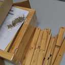 4 Pack Bamboo Corner Shelf,3 Tier Kitchen Cabinet Organizer for Plates and Dishes,Pantry Storage and Spice RackNatural