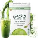 Encha Matcha - Latte Grade Matcha Powder - Unsweetened, First Harvest, Organic Green Tea Powder From Uji, Japan (30G/1.06 Ounce) Premium for Latte, Smoothie - Caffeine, L-Theanine (EXP 08/07/26)