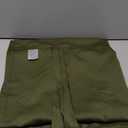 Thick 
Olive Green
 Curtain with Stripes, 33x43 inch