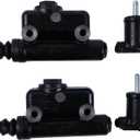 2PCS Brake Masters & Slave Cylinders Kit Compatible with Case 450C 455C 550 650 450B 450C 480 480B 480C 480D 580 580B 580C 580D 584D 584E 585D 585E 586D 586E 850B 850C A51976 L25419