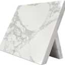 Home Kitchen Marble Countertop Magnetic Knife Holder, with Strong Enhanced Magnets (White)