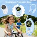 2 in 1 Microscope for Kids Video Camera, UPSPORT 2"HD IPS Screen 1000X Handheld Digital Microscopes Pocket Portable Microscope Camera, USB PC Compatible, STEM Science Edu Fun for Boys Girls Toys Gifts (Blue)