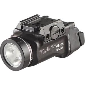 Streamlight 69505 TLR-7 HL-X sub USB 1000-Lumen Rechargeable Rail-Mounted Weapon Light Designed Exclusively for 1913 Short Railed Subcompact Models, Includes Mounting Kit and Keys, Black