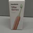 Aquasonic Vibe Series Ultra-Whitening Toothbrush  ADA Accepted Electric Toothbrush - 8 Brush Heads & Travel Case  40,000 VPM Motor & Wireless Charging - 4 Modes w Smart Timer  Satin Rose Gold
