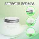 80 Pcs Clear Plastic Jars with Screw Lids Cosmetic Containers, 2.7 inches x 1.6 inches