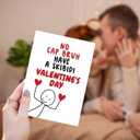 2 x Funny BRUH Valentines Day Card for Boys Girls Teens, Humorous Gen Z Slang Valentine's Day Card Gift for Son Daughter Grandson Granddaughter Nephew Niece Teenager, Gift for Teen (#2)