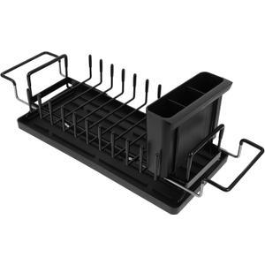 STOBAZA Adjustable Dish Racks Kitchen Essentials Counter Dish Drying Rack Over Sink High Capacity