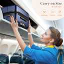 Sweetcrispy Carry on Luggage, Hard Shell ABS Suitcase with Double Spinner Wheels, Lightweight Expandable Rolling Suit Case with TSA Lock, 20 Inch Navy Blue