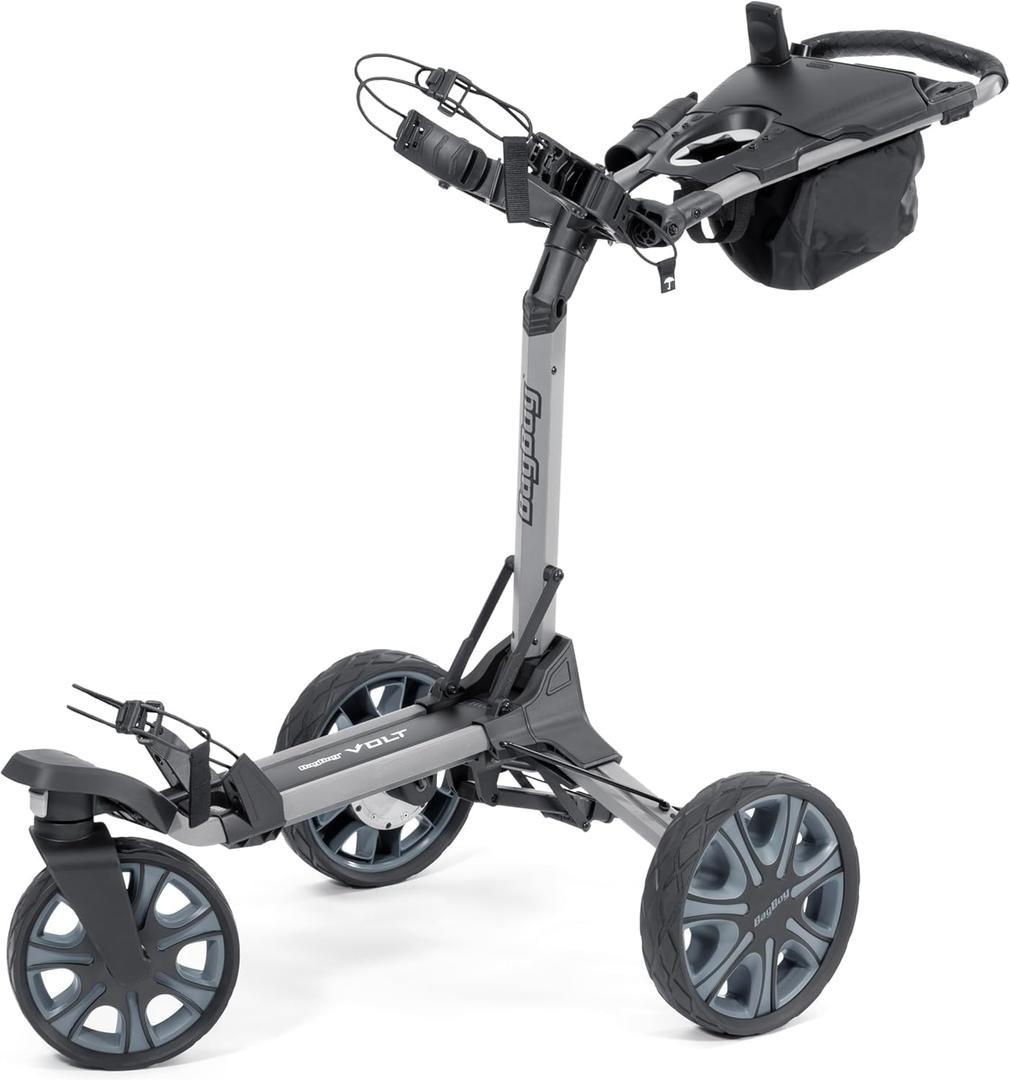 Bag Boy Volt Electric Golf Push Cart with Next Generation Battery