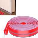 GeRRiT T-Shaped Clear Silicone Seal Strip, 2024 New Weather Stripping Door Seal, Door Draft Stopper, Door Draft Stopper Adhesive for Doors, Suitable for Windows, Door (9.9 Ft, Transparent)