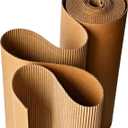 Corrugated Cardboard Roll,24" x 400" Single Face Cushioning Wrap