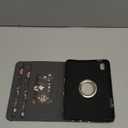 Kidcube for iPad mini 7 Case A17 Pro 2024, for iPad mini 6th Generation Case 8.3 Inch - Women Girls Cute Rotating Stand Folio Cover with Pencil Holder & Card Slot Girly Flowers Floral Unique Cover