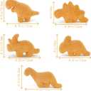 Mini Dino Chicken Nugget Plush 4.2 Inches, Realistic Fun Dino Fried Chicken Nuggets Pillow Stuffed Toy, Gift for Boys and Girls(Mini Dino-5pc)