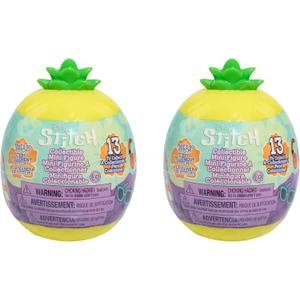 Disney Stitch Thats So Stitch Collectible Figures Series 2 (2-Pack), Mystery 2-inch Figurine, Blind Capsule, Kids Toys for Ages 3 Up by Just Play