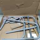 Medline Lightweight Junior/Lower Height Folding Walker with 5 Wheels